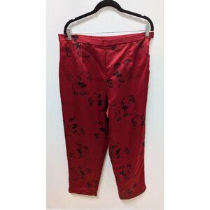 Tom Barra Collection Red/Black Beaded Formal Pants